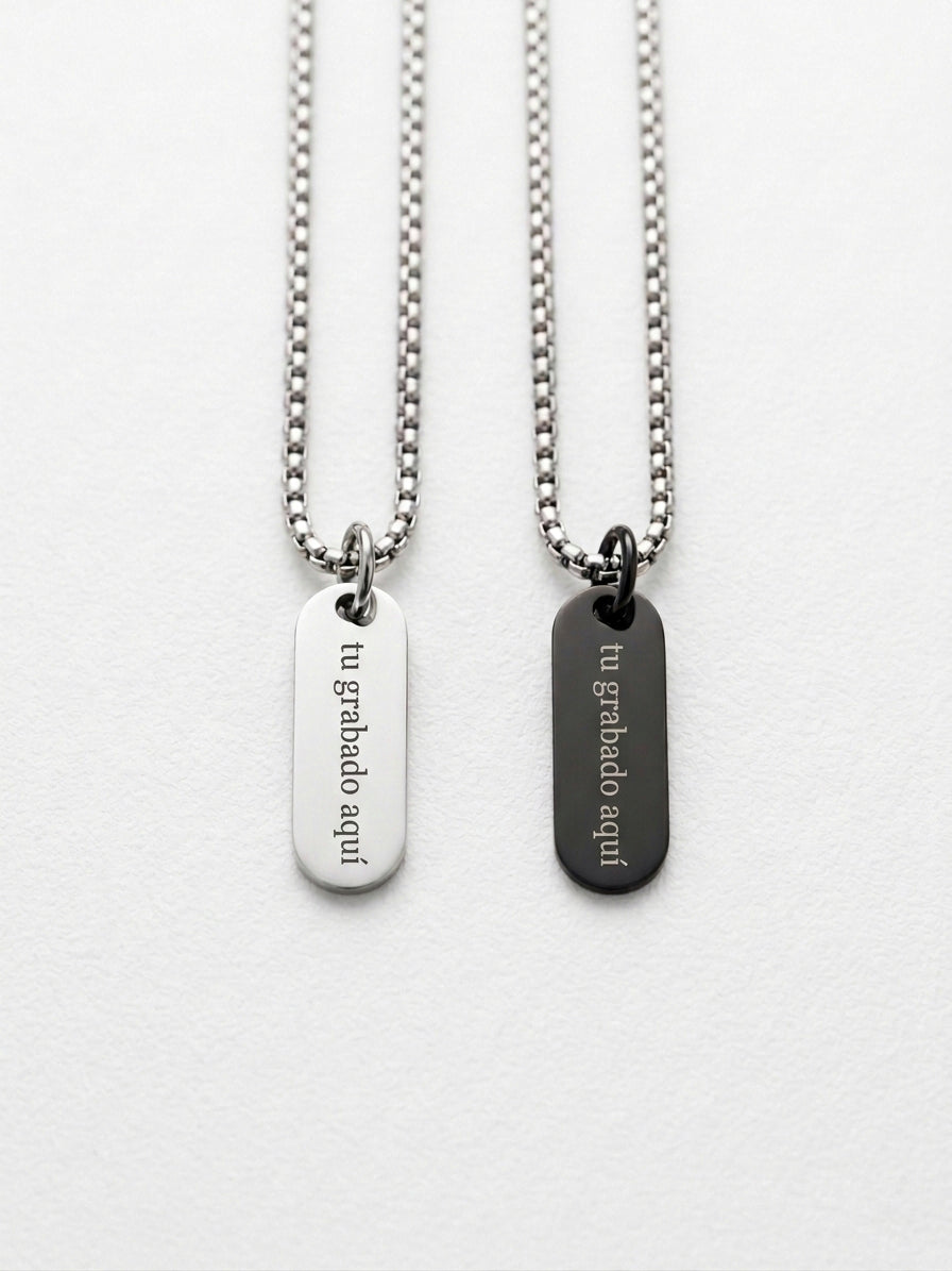 Collar pildora | Personalizado | Acero Inoxidable |