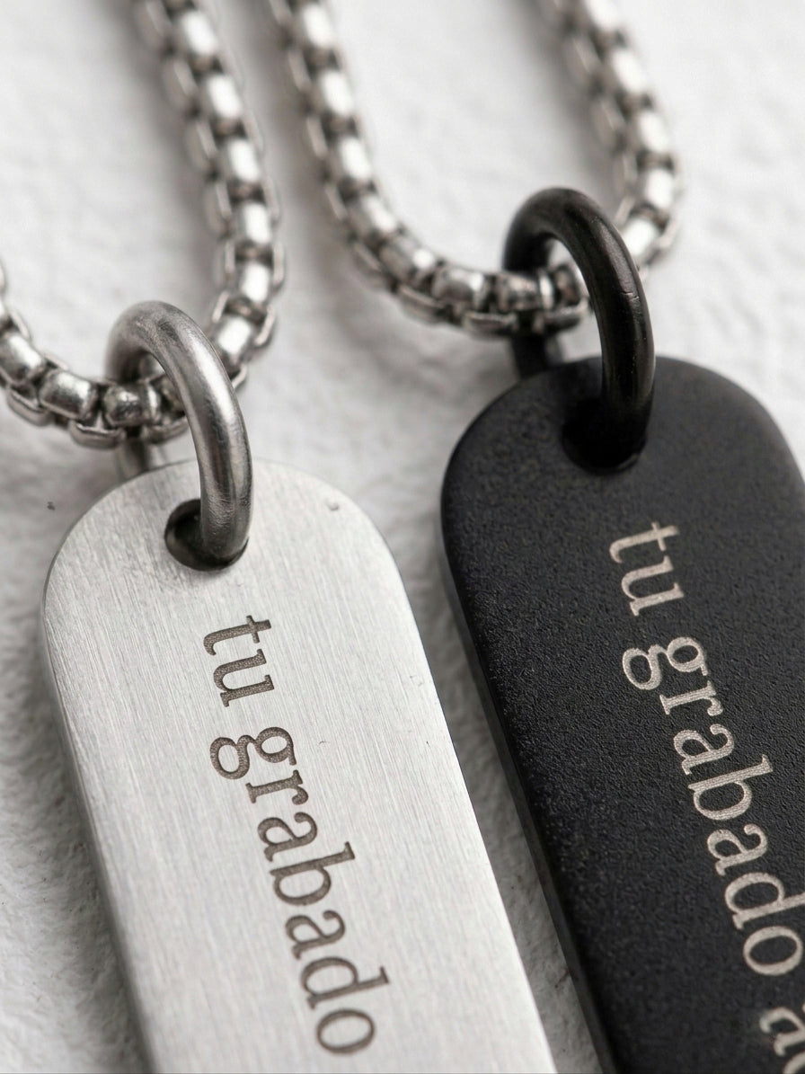 Collar pildora | Personalizado | Acero Inoxidable |