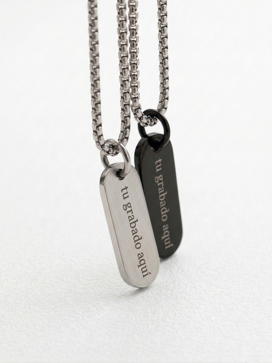 Collar pildora | Personalizado | Acero Inoxidable |