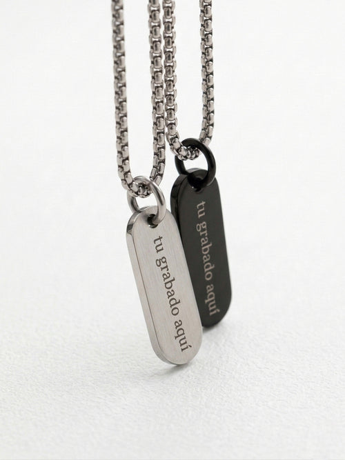 Collar pildora | Personalizado | Acero Inoxidable |