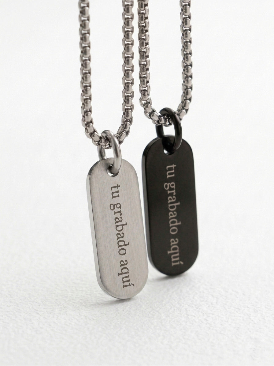 Collar pildora | Personalizado | Acero Inoxidable |